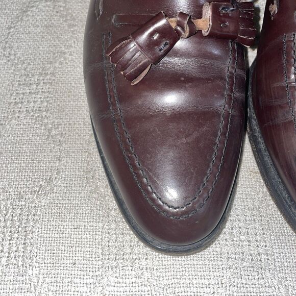 Allen Edmonds Grayson Men’s Dress Loafers Sz 11 B Brown Leather Business Formal - Picture 8 of 12